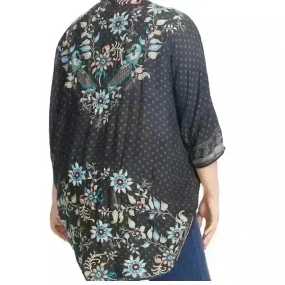 Tolani Collection Floral Boho Kimono Medium - Picture 1 of 10